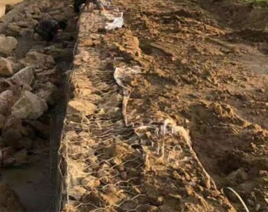 長沙格賓網擋土墻施工案例